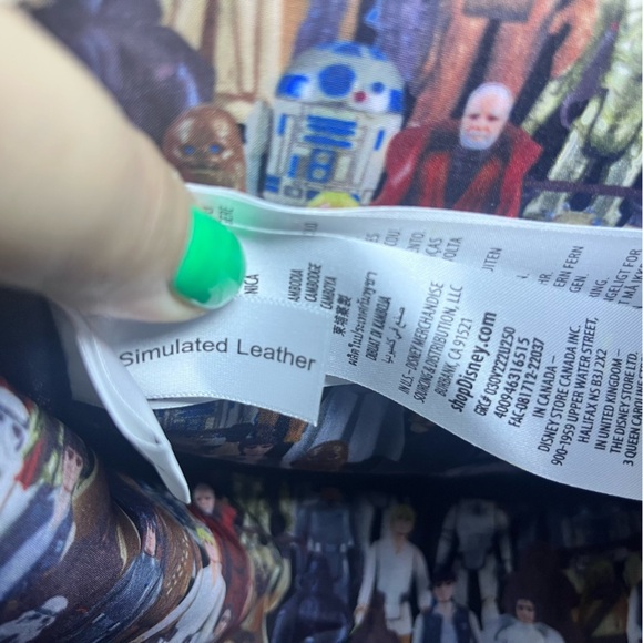 Disney Parks Loungefly Star Wars Crossbody Sling Backpack Vintage Action Figures main image 7